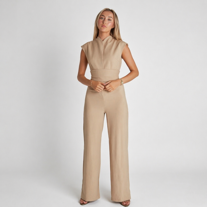 Women’s Chic Sleeveless Jumpsuit Slim Fit Everyday Wear