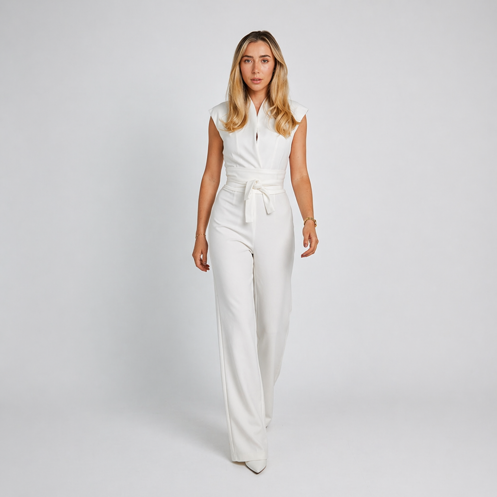 Women’s Chic Sleeveless Jumpsuit Slim Fit Everyday Wear