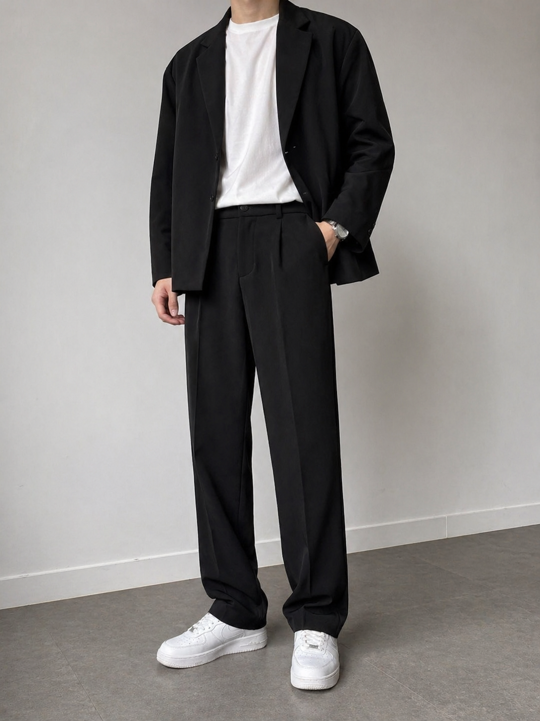 Men’s Relaxed Straight Trousers – Ivy League Leisure