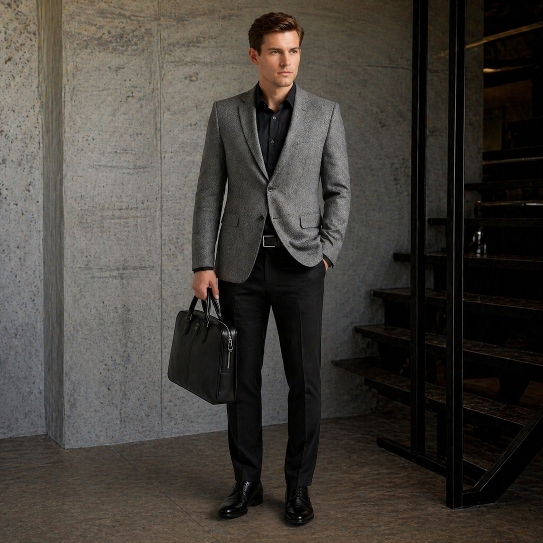 Men’s Slim Fit Blazer No-Iron Lightweight Casual Jacket