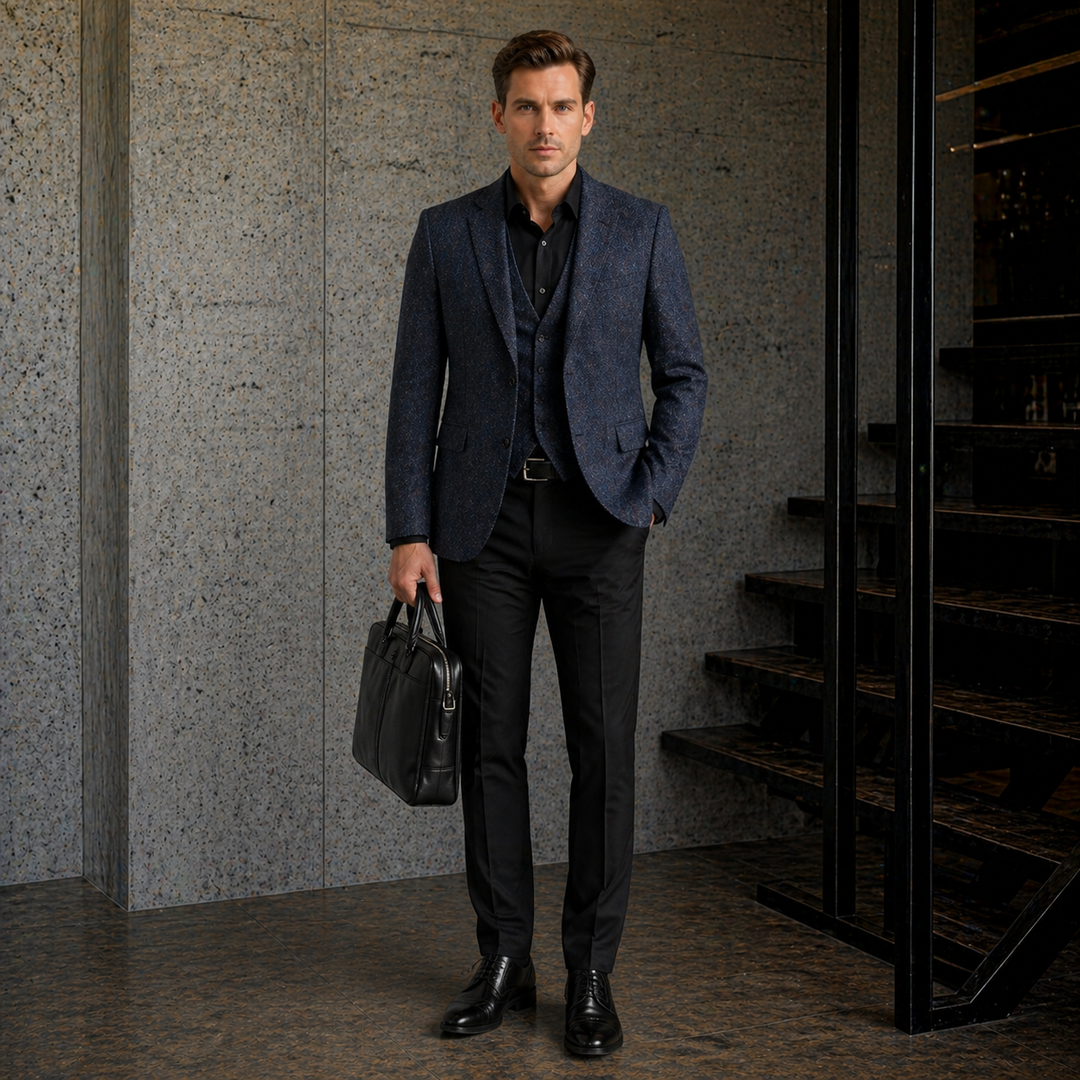 Men’s Slim Fit Blazer No-Iron Lightweight Casual Jacket