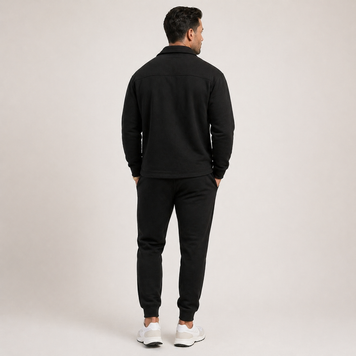 Men’s Two-Piece Cotton Ensemble – Effortless Leisurewear