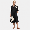 Women’s Long Shirt Dress – Minimalist Commuter Elegance
