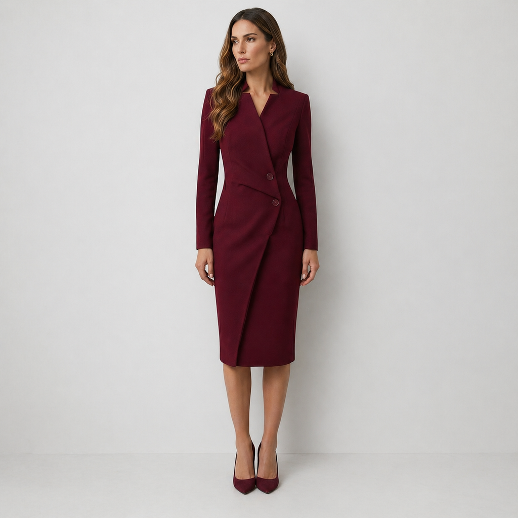 Women’s Slim-Fit Office Dress – Refined Elegance
