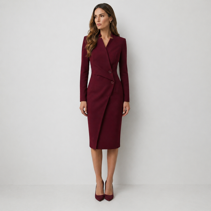 Women’s Slim-Fit Office Dress – Refined Elegance