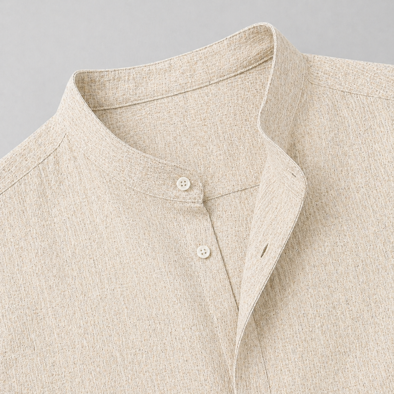 Men’s Linen Summer Shirt Short Sleeve Lightweight Casual Fit