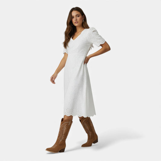 Elorainemode | Women’s Embroidered Western Boot – Heritage Artisan Elegance