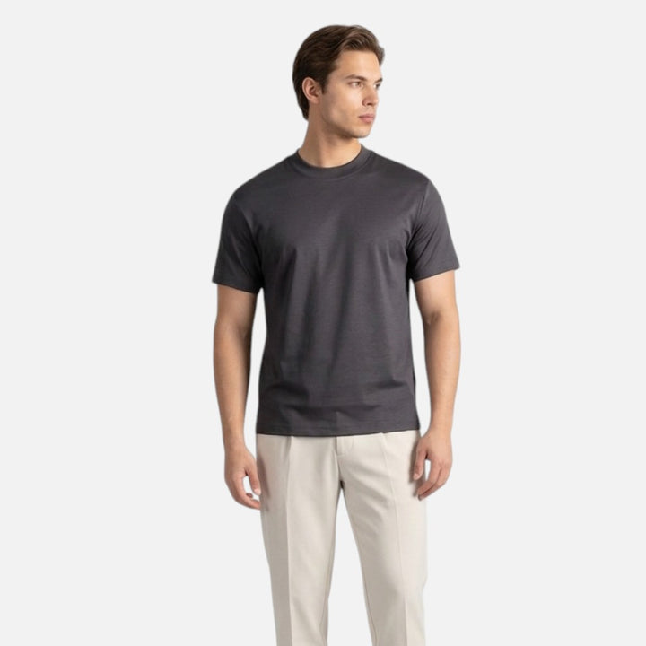 Men’s Cotton T-Shirt – Mercerised Finish Minimalist Fit