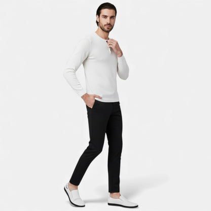 Elorainemode | Men’s Cowhide Leather Business Shoe – Quiet Boardroom Grace