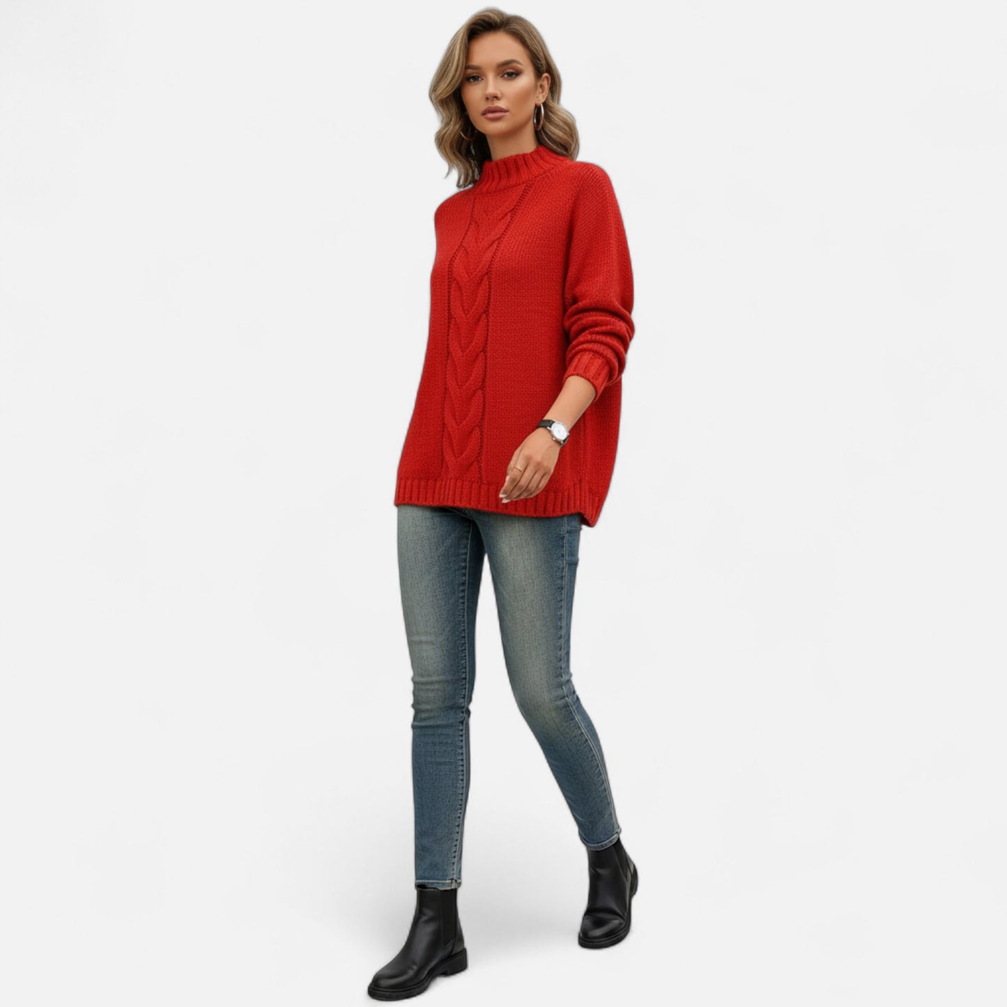 Elorainemode | Women's Jumper – Serene Winter Elegance