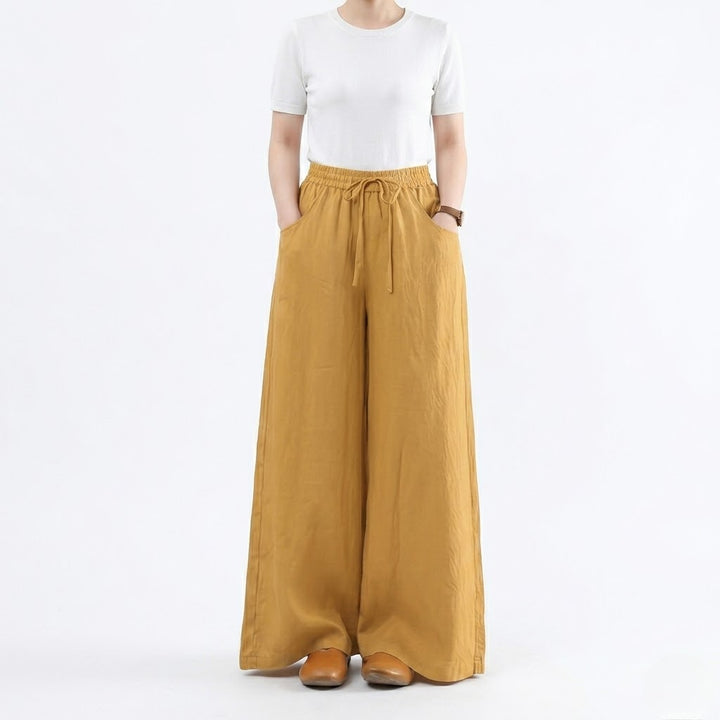 Women’s Relaxed Wide-Leg Summer Trousers