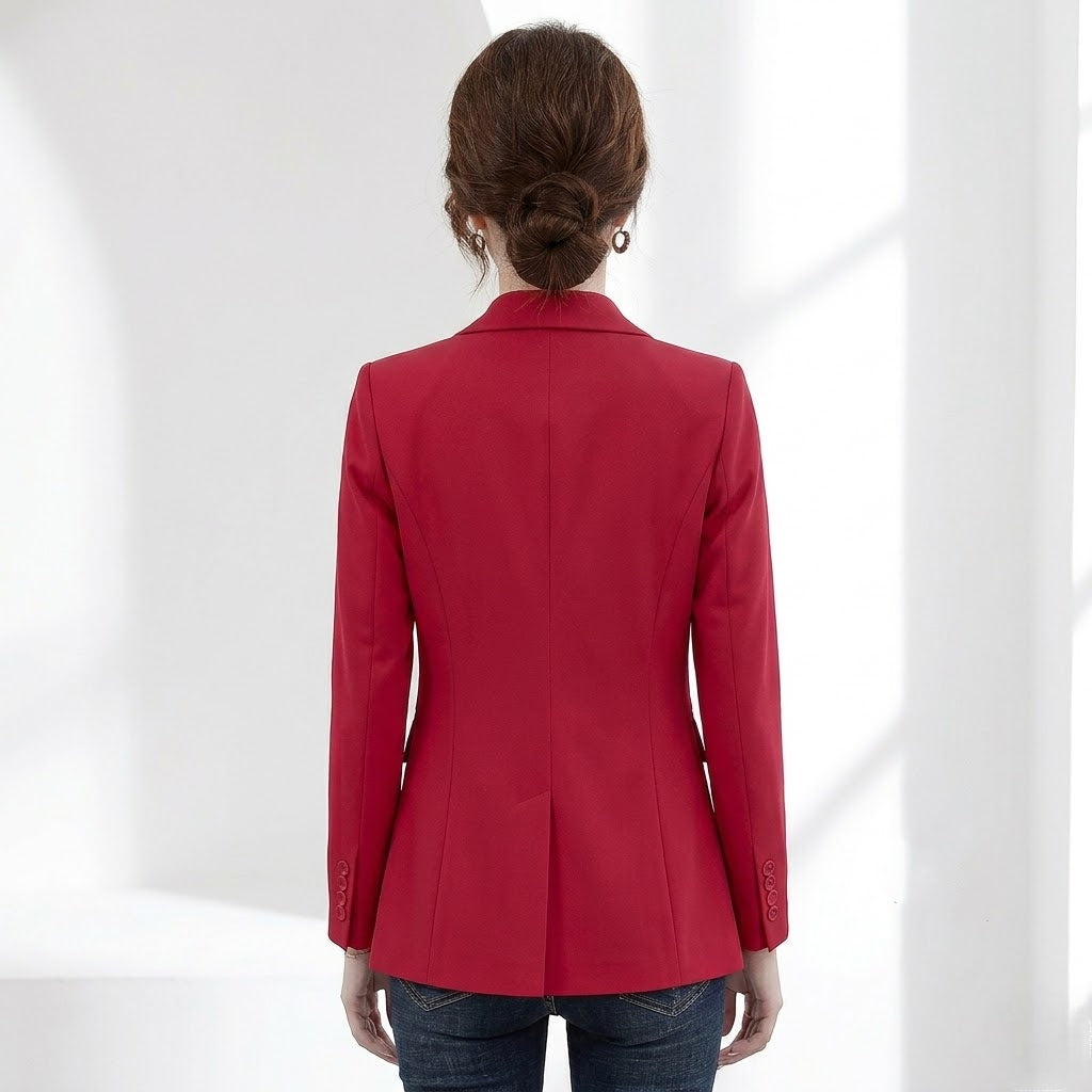 Women’s Textured Woven Jacket – Timeless Elegance