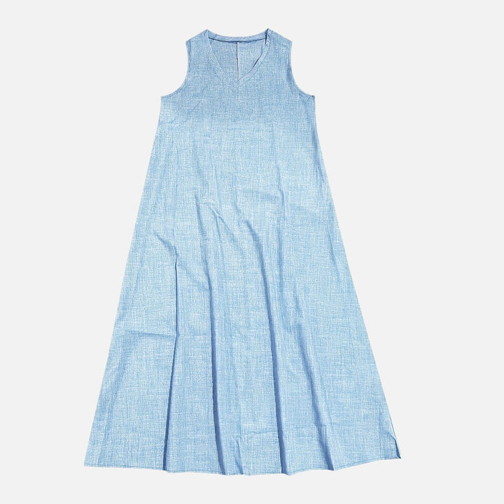 Women’s Sleeveless Maxi Dress – Lightweight A-Line Flow