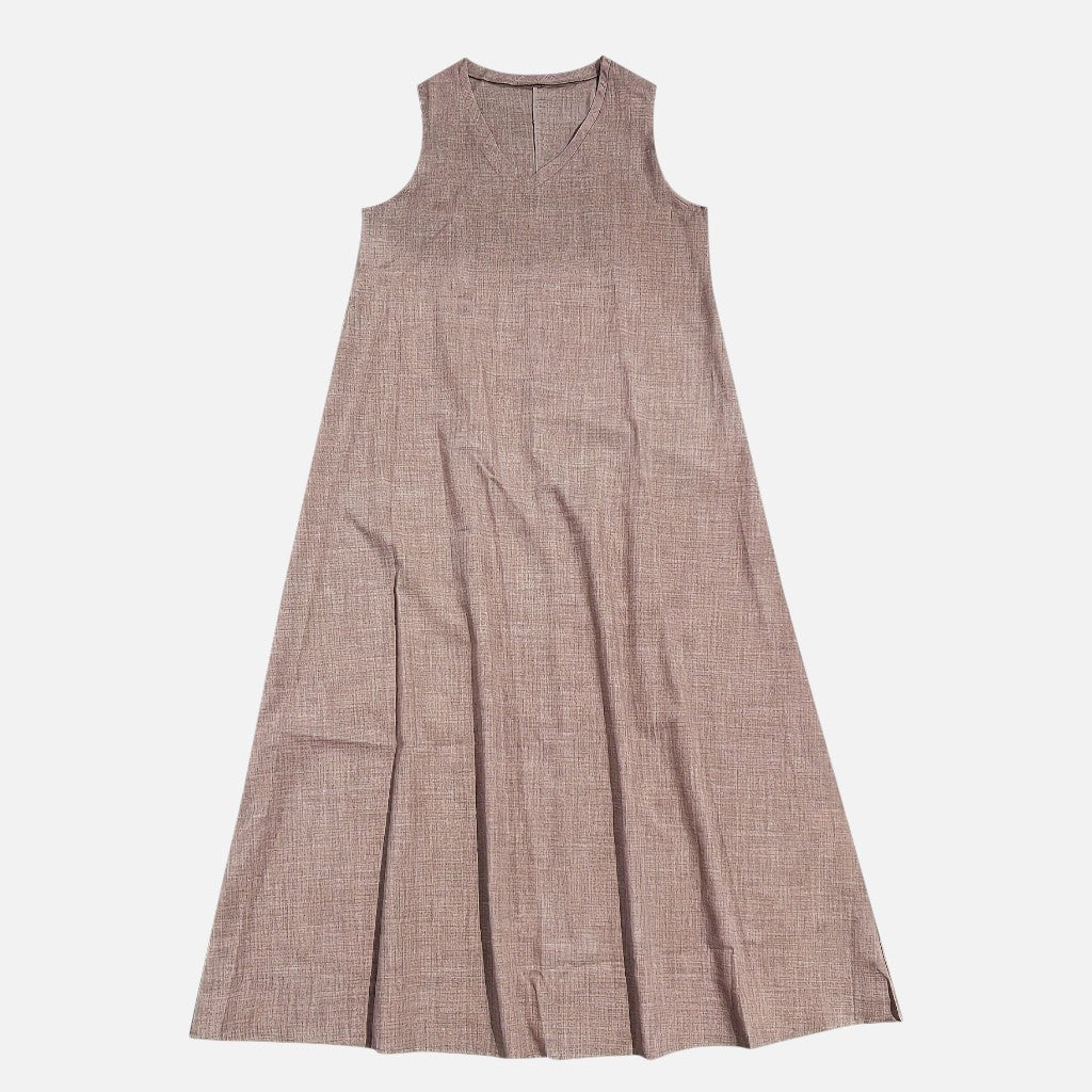 Women’s Sleeveless Maxi Dress – Lightweight A-Line Flow