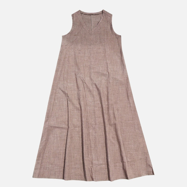 Women’s Sleeveless Maxi Dress – Lightweight A-Line Flow