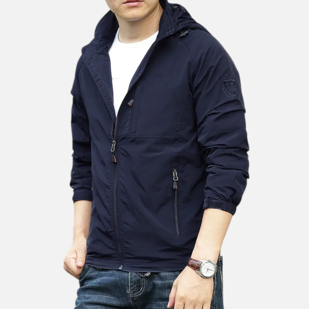 Men’s Lightweight Cargo Jacket for Spring and Summer Wear