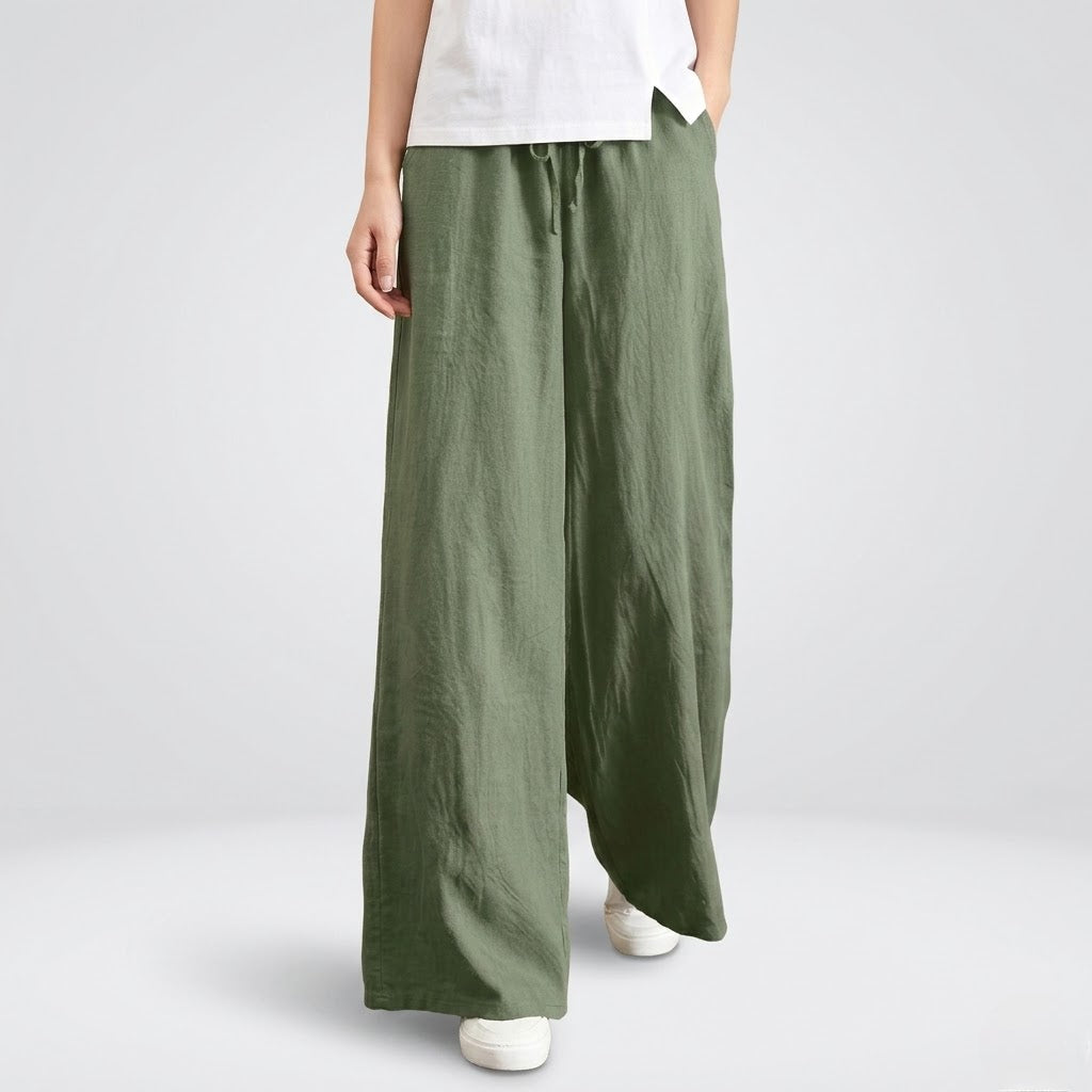 Women’s Relaxed Wide-Leg Summer Trousers