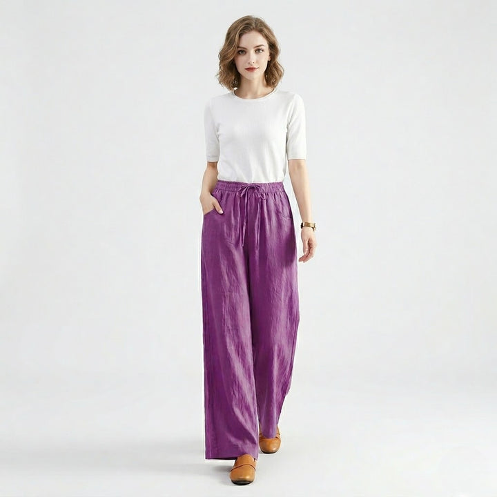 Women’s Relaxed Wide-Leg Summer Trousers