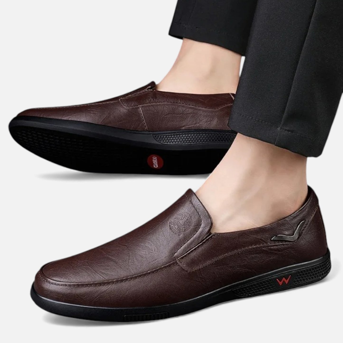 Elorainemode | Men’s Cowhide Leather Business Shoe – Quiet Boardroom Grace