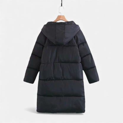 Elorainemode | Women’s Hooded Overcoat – Gentle Manor Warmth