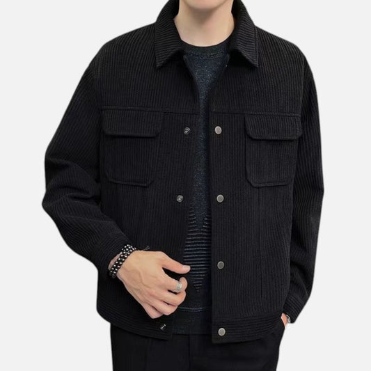 Eloraine fashion | Men's Corduroy Overcoat – Ivy League Texture