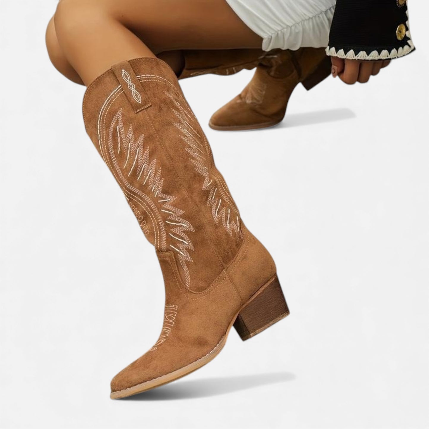 Elorainemode | Women’s Embroidered Western Boot – Heritage Artisan Elegance