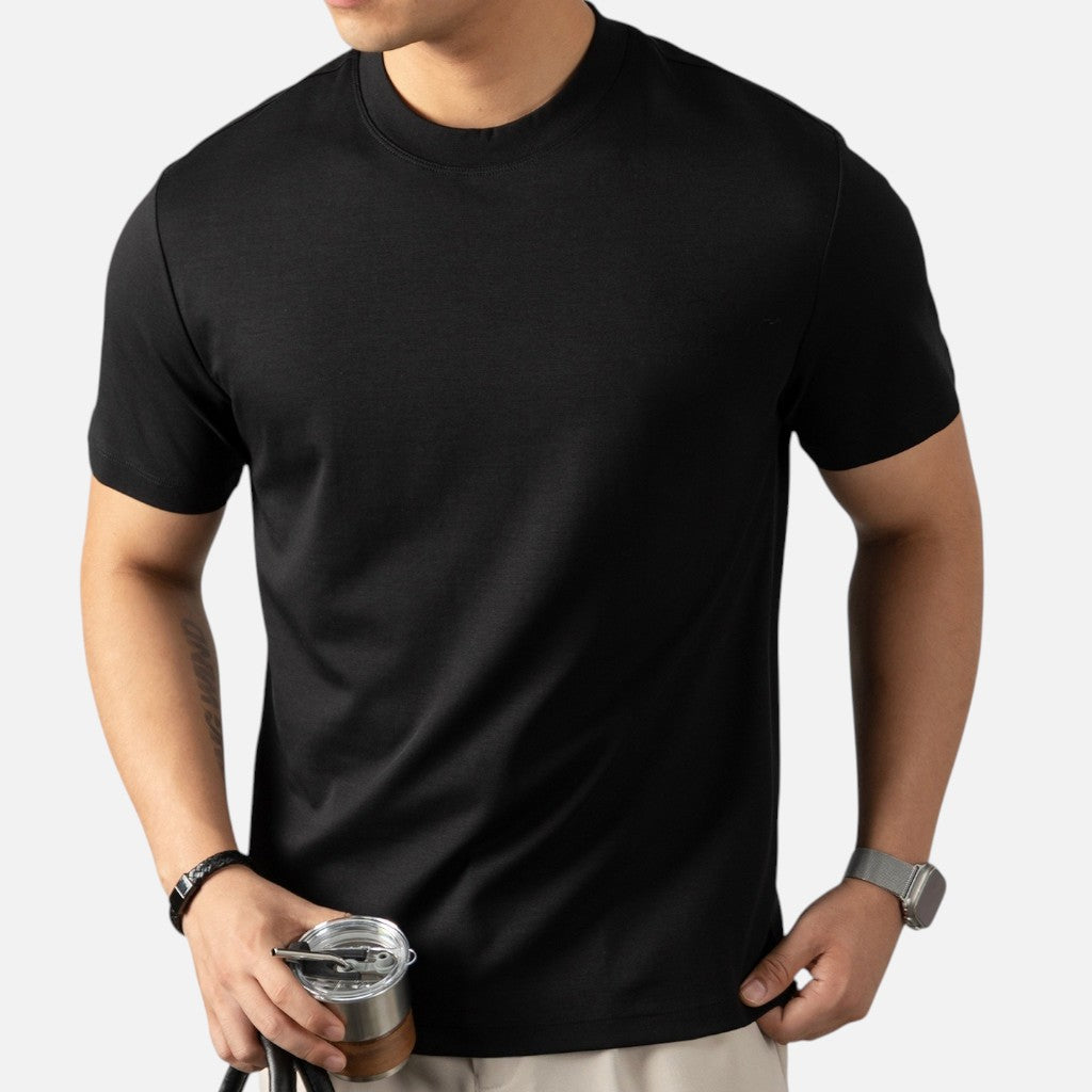 Men’s Cotton T-Shirt – Mercerised Finish Minimalist Fit