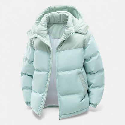 Elorainemode | Men's Padded Coat – Heritage Patchwork Elegance