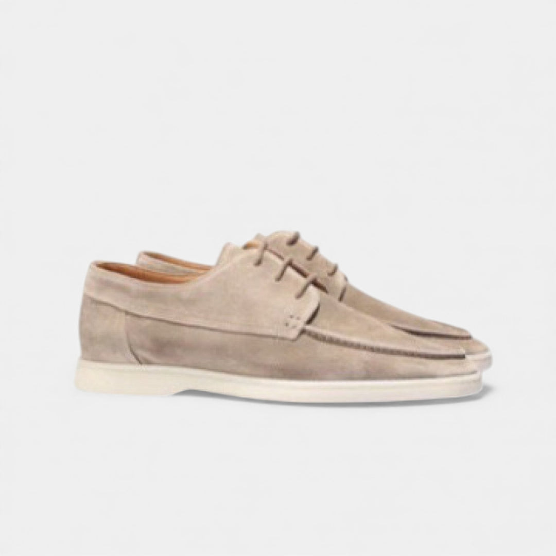 Men’s Plus‑Size Lace-Up Oxford – Quiet Executive Comfort
