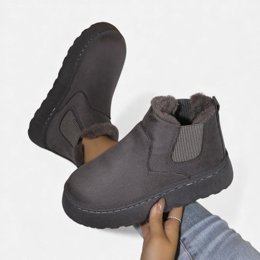 Elorainemode | Women’s Plush Fleece Snow Boot – Manor Winter Warmth