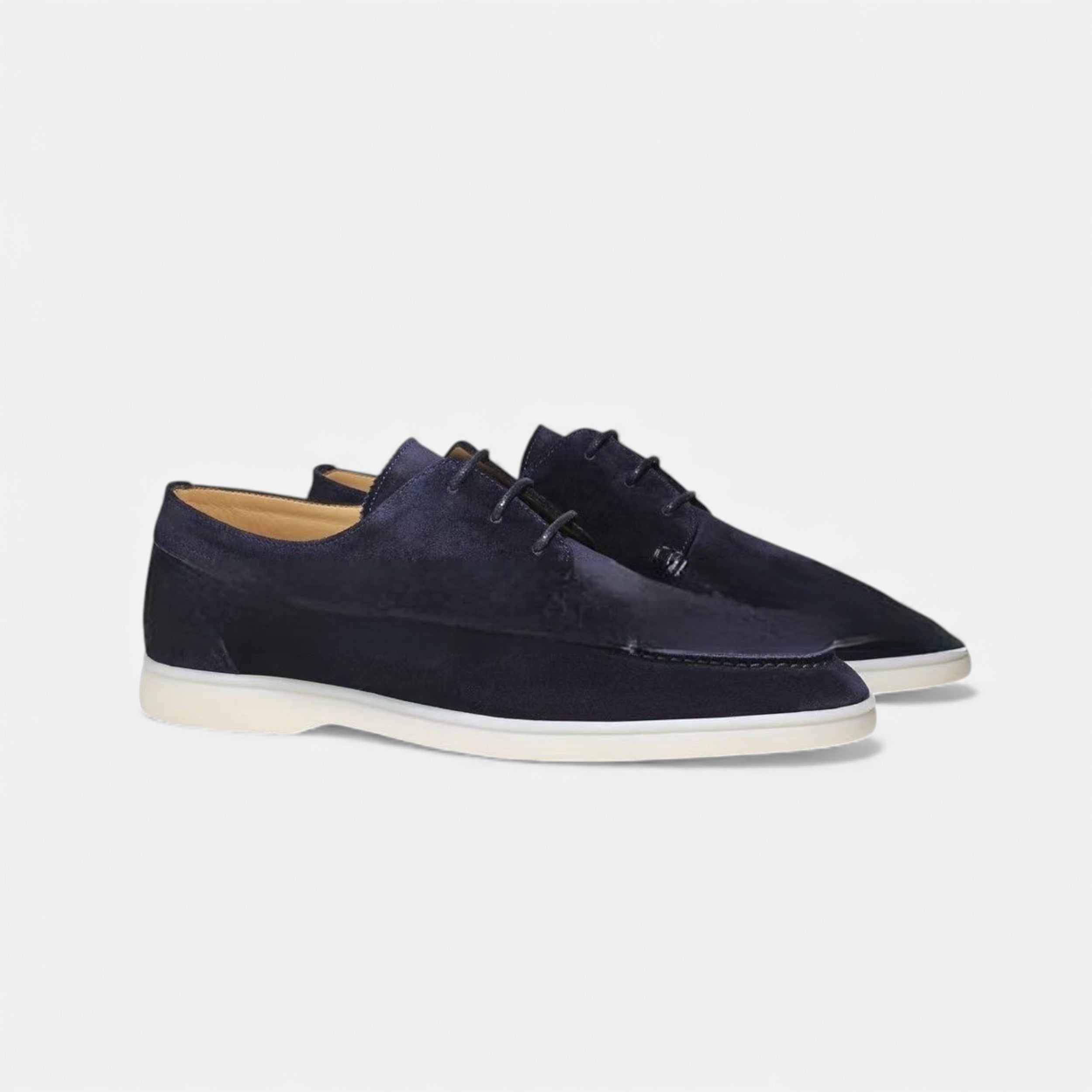 Men’s Plus‑Size Lace-Up Oxford – Quiet Executive Comfort