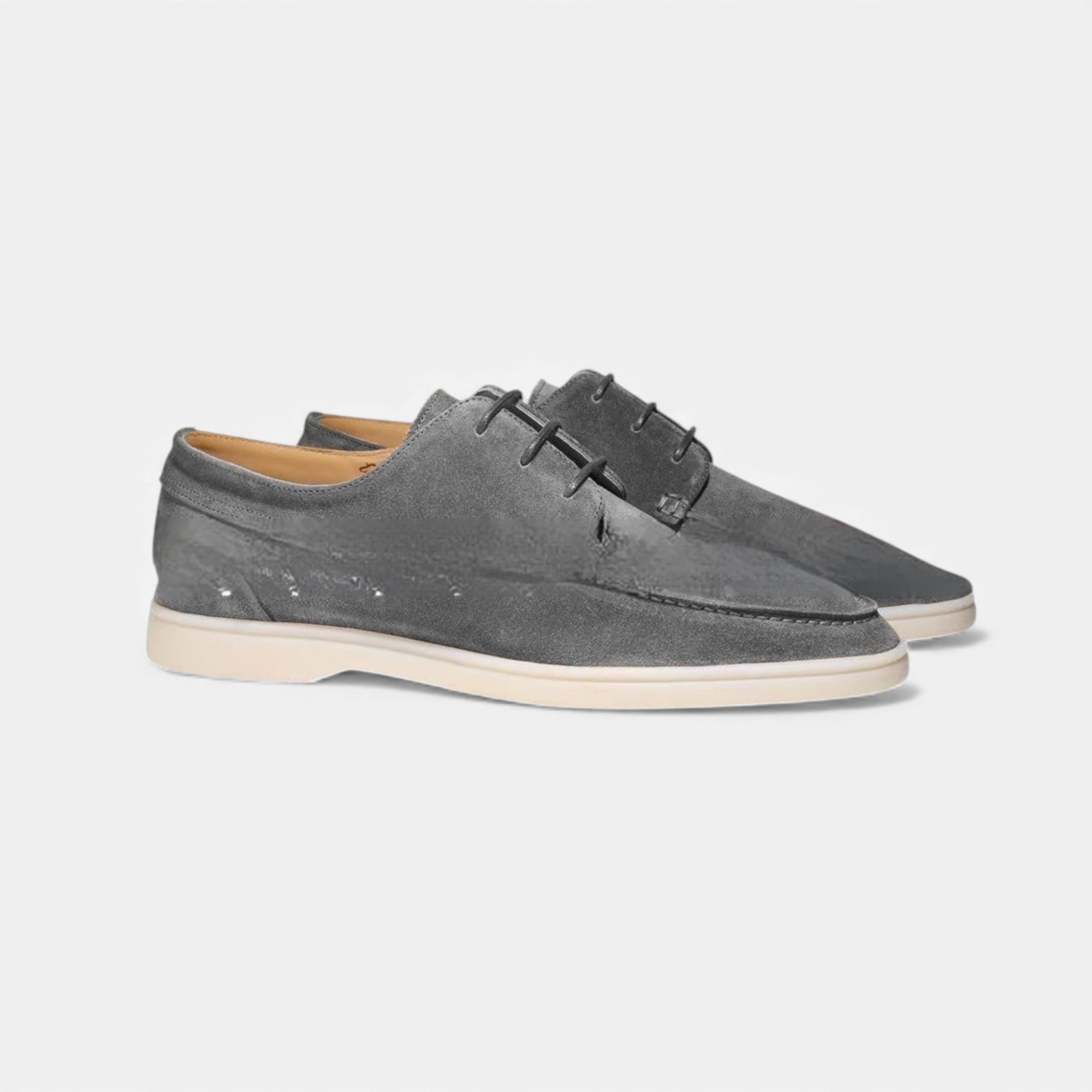 Men’s Plus‑Size Lace-Up Oxford – Quiet Executive Comfort