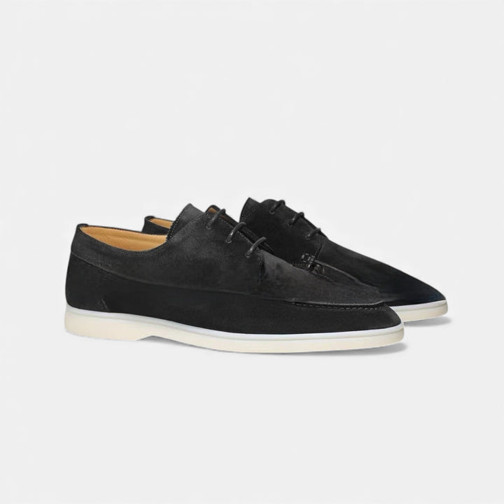 Men’s Plus‑Size Lace-Up Oxford – Quiet Executive Comfort