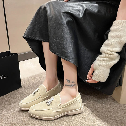 Eloraine fashion | Women's Slip-On Flat – Quiet Comfort in Size-Plus Heritage