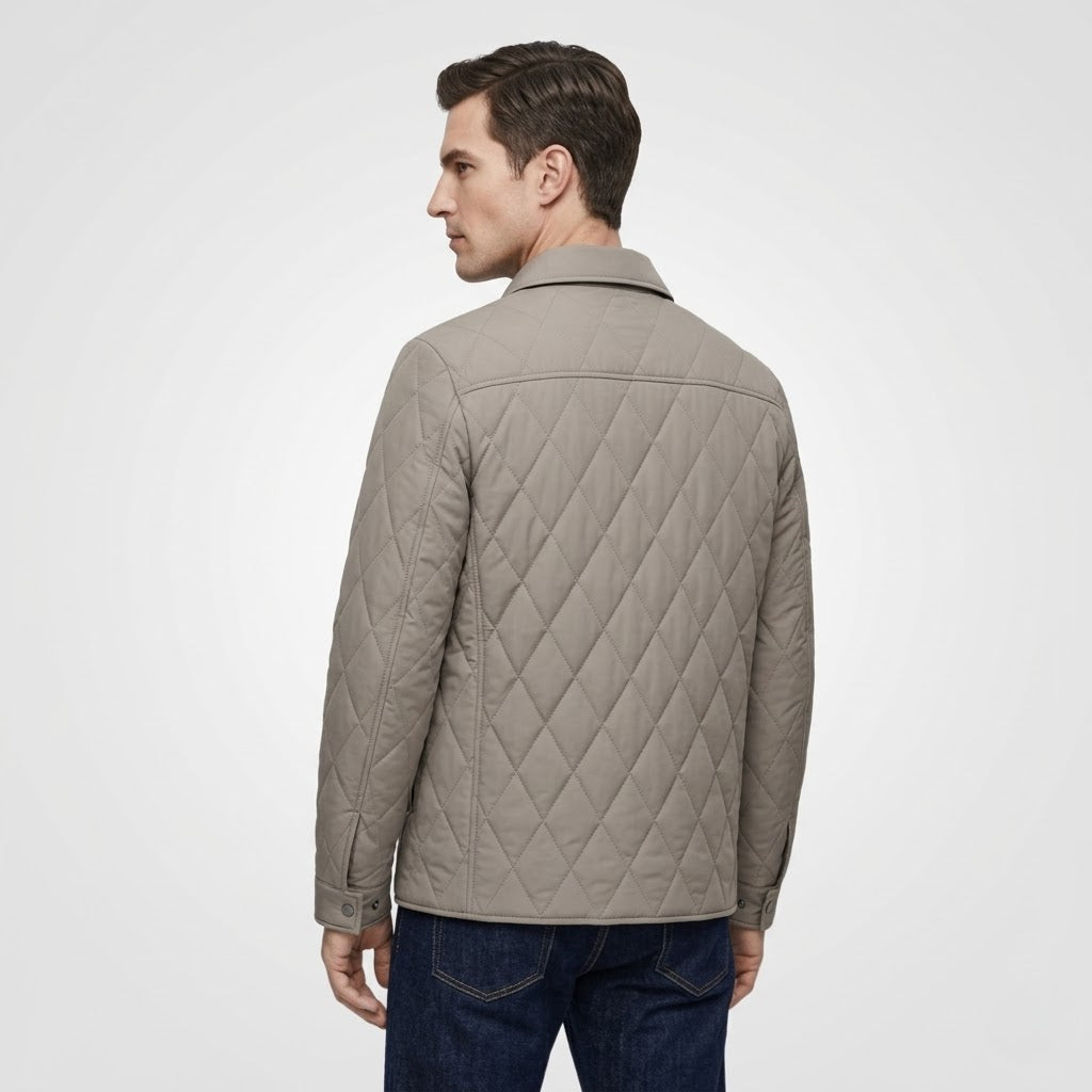 Men’s Lightweight Quilted Jacket, Warmth for Daily Wear