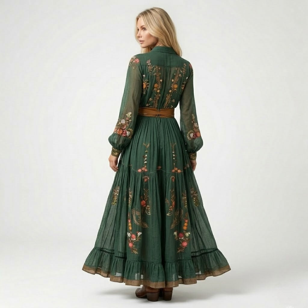 Women’s Lightweight Floral Maxi Dress Comfortable Summer Style