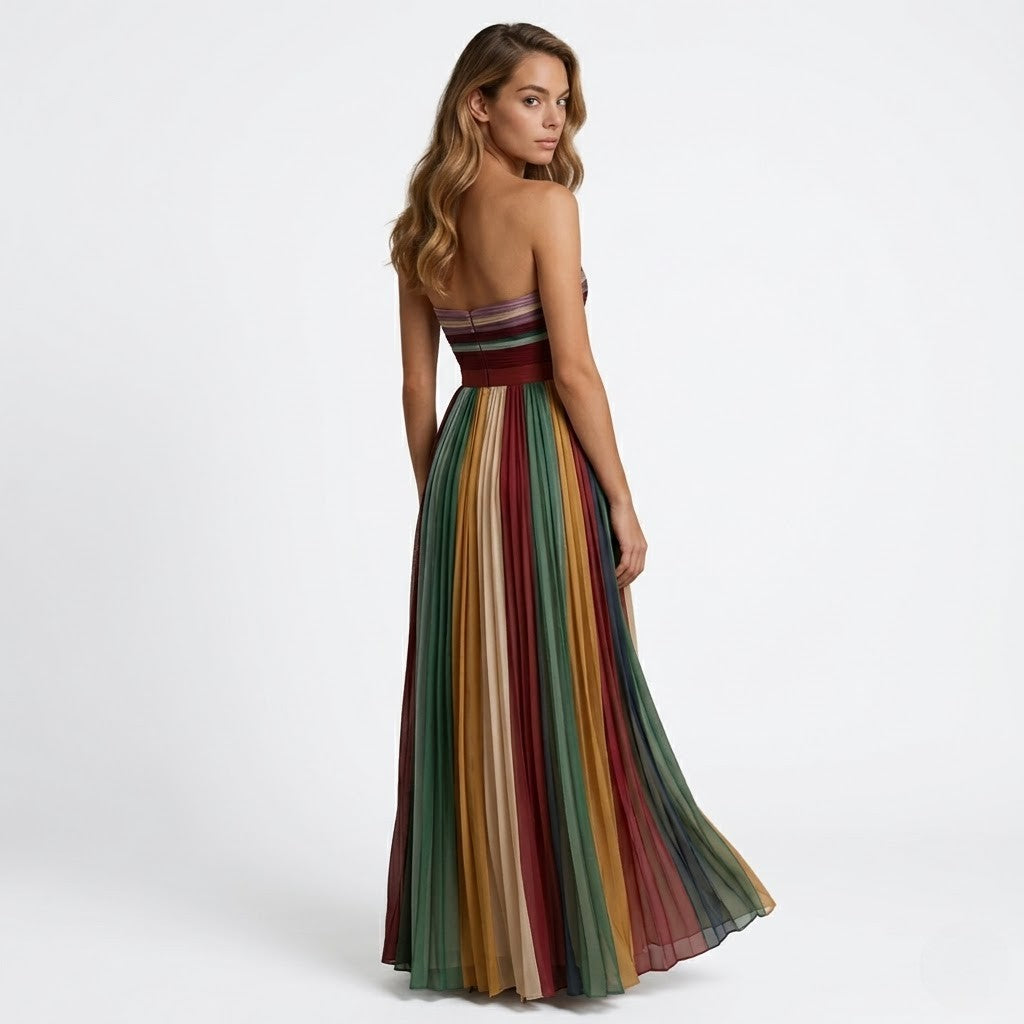 Women’s Flowing Maxi Dress for Gatherings Lightweight Comfort