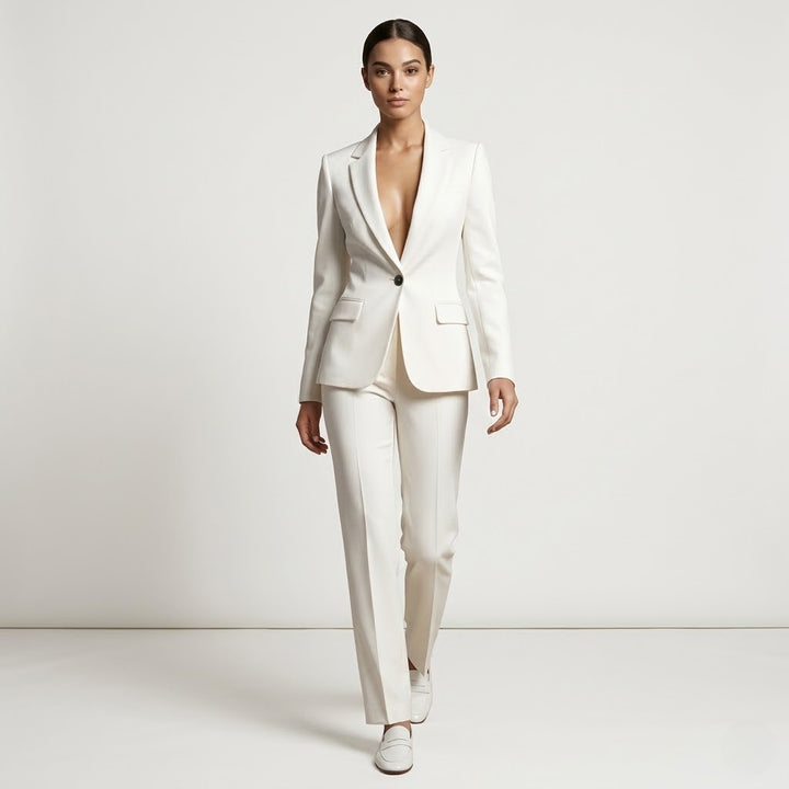 Women’s Tailored Blazer & Wide Leg Trousers