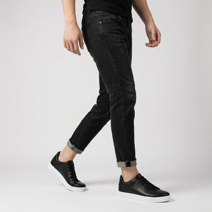 Men’s Casual Leather Sneakers Comfortable Minimalist Style