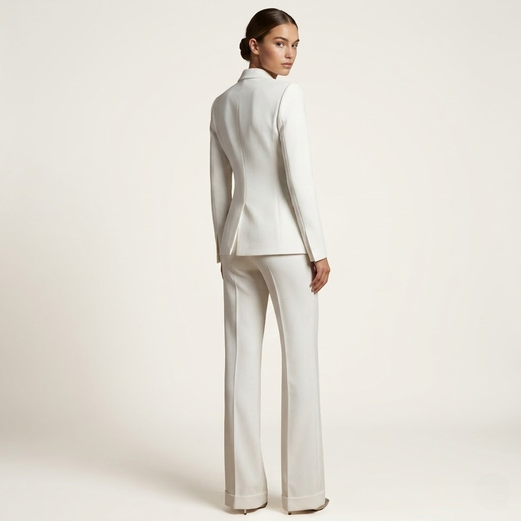 Women’s Tailored Blazer & Wide Leg Trousers