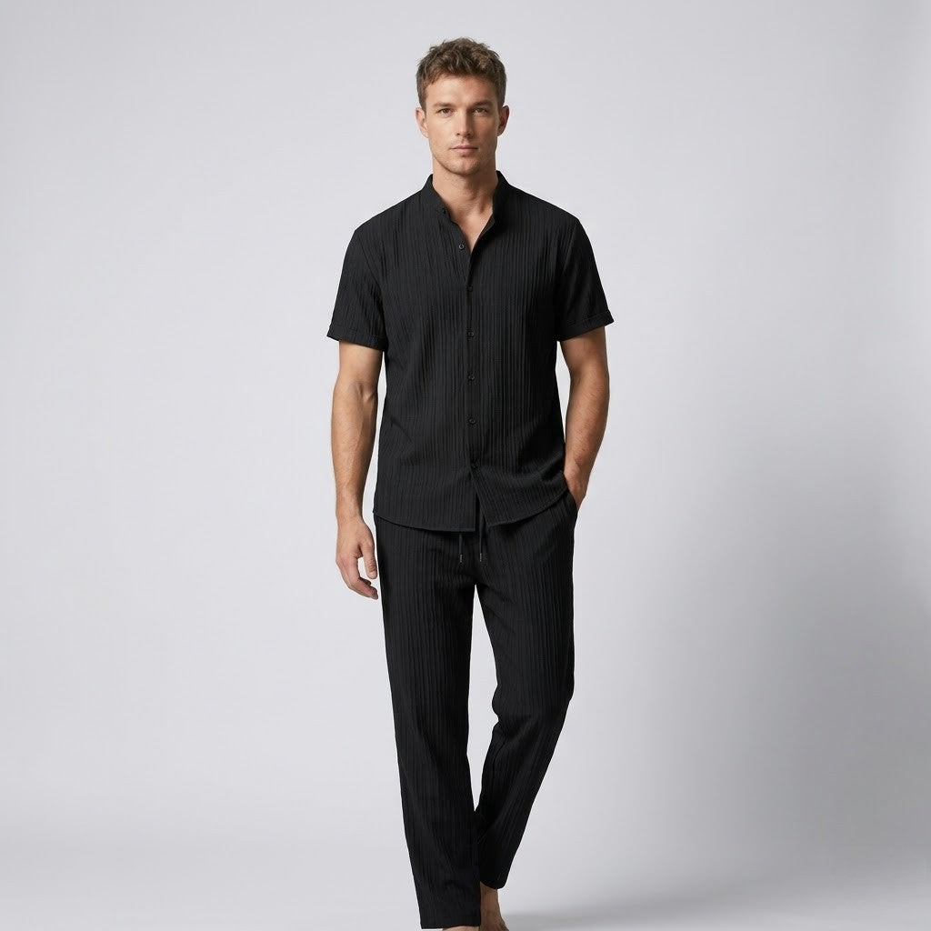Men’s Lightweight Linen Set Comfortable Summer Daily Wear