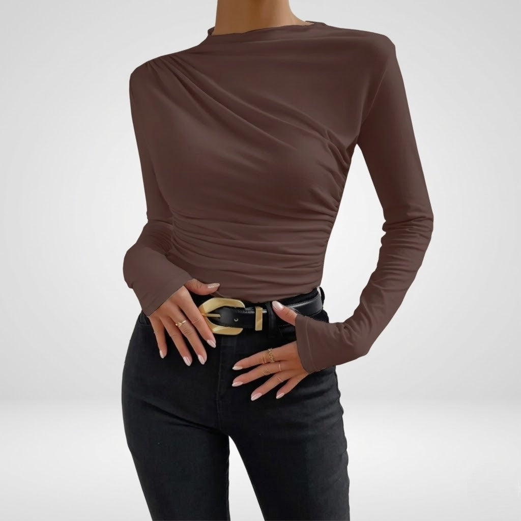 Women’s Tailored Blouse Lightweight Cotton Office Top