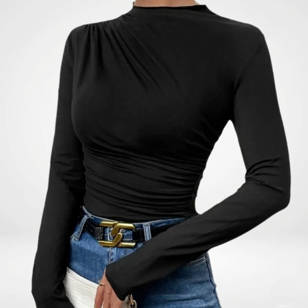 Women’s Tailored Blouse Lightweight Cotton Office Top