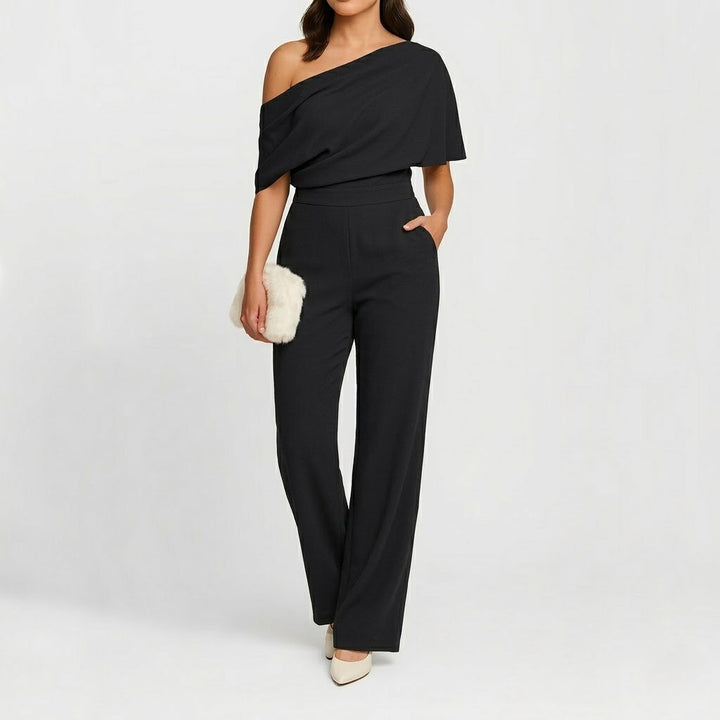 Women’s Elegant Fall Jumpsuit – Long Sleeve Casual One Piece