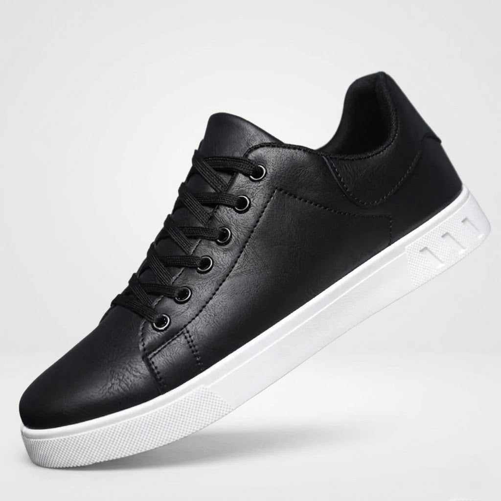 Men’s Casual Leather Sneakers Comfortable Minimalist Style