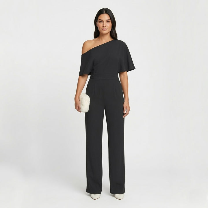 Women’s Elegant Fall Jumpsuit – Long Sleeve Casual One Piece