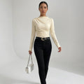 Women’s Tailored Blouse Lightweight Cotton Office Top