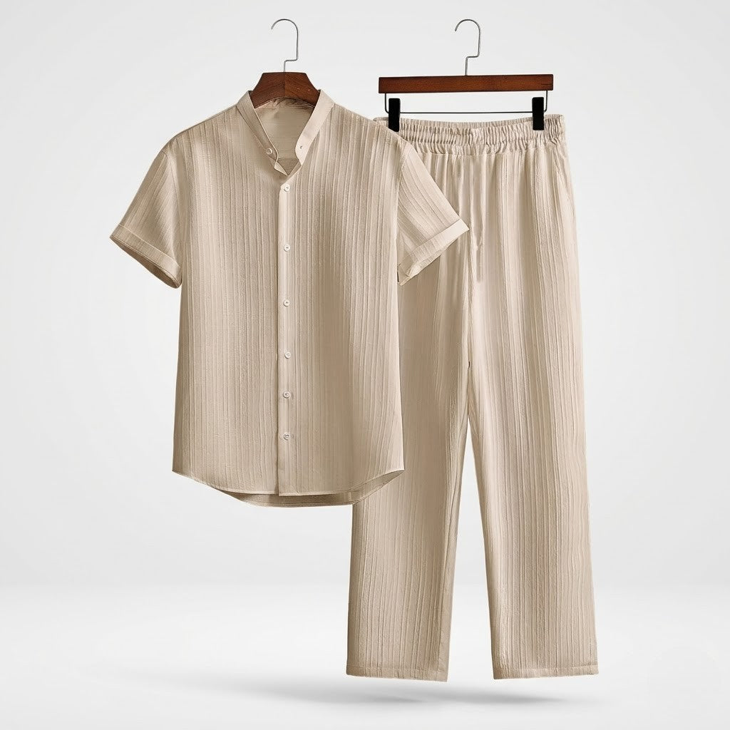 Men’s Lightweight Linen Set Comfortable Summer Daily Wear