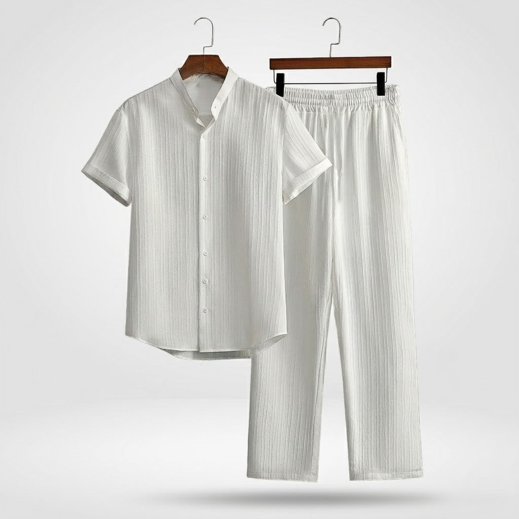 Men’s Lightweight Linen Set Comfortable Summer Daily Wear