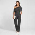 Women’s Elegant Fall Jumpsuit – Long Sleeve Casual One Piece